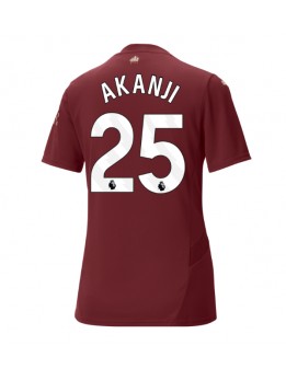 Manchester City Manuel Akanji #25 Ausweichtrikot für Frauen 2024-25 Kurzarm